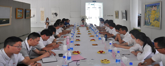 中财集团年度经营计划讨论会在万象城平台,万象城(中国)一站式服务平台艺术馆顺利召开