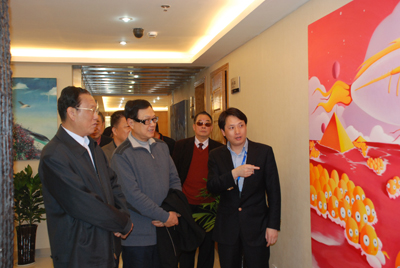 国际徽商协会领导莅临万象城平台,万象城(中国)一站式服务平台地产考察指导